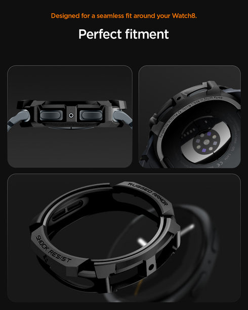 Spigen Galaxy Watch 8 (44mm) Case Rugged Armor